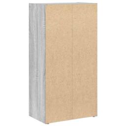 Berkfield Home Bookcase Grey Sonoma 40x24x77 cm Engineered Wood - Size: 40 x 24 x 77 cm - thumbnail 7