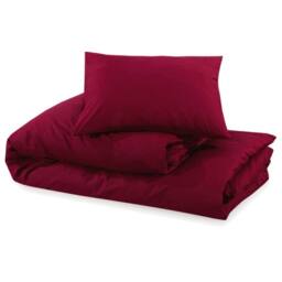 Berkfield Home Duvet Cover Set Bordeaux 155x220 cm Light-weight Microfiber in Red - thumbnail 6
