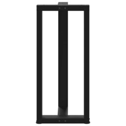 Berkfield Home Bar Table Legs T-Shaped¬†2 pcs Black 40x35x(90-91) cm Steel - thumbnail 6