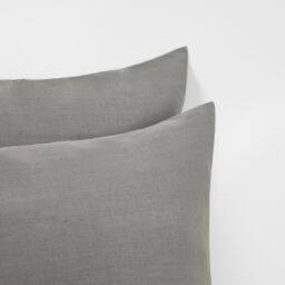 OHS 10 x Soft Cotton Housewife Pillowcases in Grey - thumbnail 3
