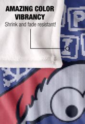 Sesame Street Cookie Monster Ugly Christmas Sweater Silky Touch Super Soft Throw Blanket 152 X 127 cm in White - thumbnail 4