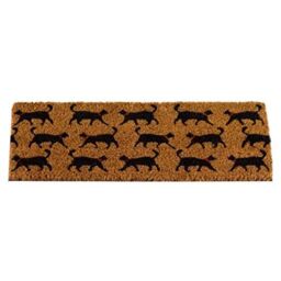 Marco Paul Non Slip Door Mat Insert - Cats in Light Brown - Size: 57 cm x 530 cm - thumbnail 2