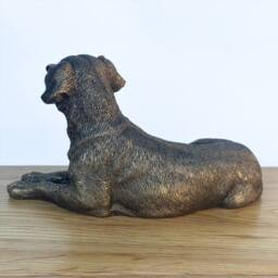 Animal Crackers Labrador Dog Figurine, Leonardo Reflections, Gift Boxed in Bronze - thumbnail 6