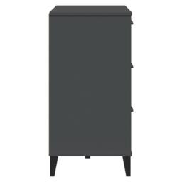 Berkfield Home Sideboard VIKEN Anthracite Grey 80x40x80 cm Engineered Wood in Dark Grey - Size: 80 x 40 x 80 cm - thumbnail 7