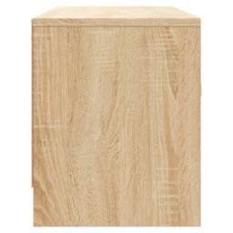 Berkfield Home TV Cabinet Sonoma Oak 102x30x37.5 cm Engineered Wood in Light Brown - thumbnail 7