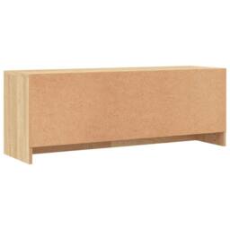 Berkfield Home TV Cabinet Sonoma Oak 102x30x37.5 cm Engineered Wood in Light Brown - thumbnail 8