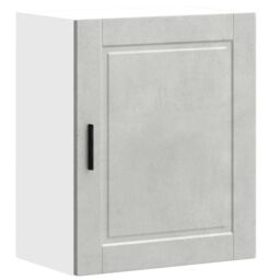 Berkfield Home Kitchen Wall Cabinets 2 pcs¬†Porto Concrete Grey Engineered Wood in Brown - thumbnail 5