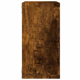 Berkfield Home Wall Cube Shelves 4 pcs Smoked Oak 30x15x30 cm in Brown - Size: 30 x 15 x 30 cm - thumbnail 7
