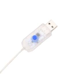 Berkfield Home Festive Christmas Icicle Light 100 LEDs Warm White 10 m Acrylic PVC - thumbnail 6