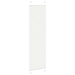 Berkfield Home Pleated Blind White 55x200 cm Fabric Width 54.4 cm Polyester - thumbnail 4