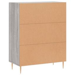 Berkfield Home Sideboard Grey Sonoma 69.5x34x90 cm Engineered Wood - thumbnail 8