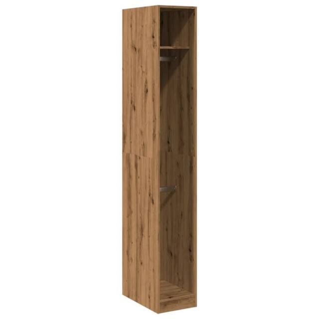 Berkfield Home Wardrobe Artisian Oak 30x50x200 cm Engineered Wood in Brown - Size: 30 x 50 x 200 cm - image 1
