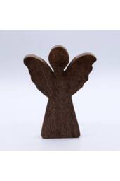 KDMD Medium Mango Wood Angel Decor-Gold Finish in Brown - thumbnail 7