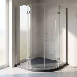 Balterley Contemporary Quadramt Shower Tray, 800x800mm in Grey - thumbnail 6