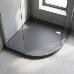Balterley Contemporary Quadramt Shower Tray, 800x800mm in Grey - thumbnail 3