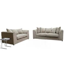 SNUG FURNITURE BIRMINGHAM LTD Fernando 3+2 Sofa Set in Beige - thumbnail 2