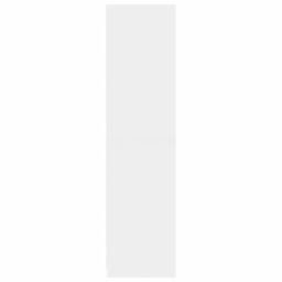 Berkfield Home Wardrobe White 100x50x200 cm Engineered Wood - Size: 100 x 50 x 200 cm - thumbnail 5