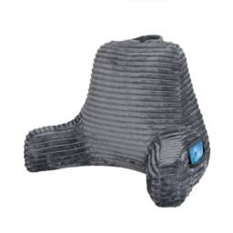 Lavio Reading Pillow Back Rest Lumbar Support Arm Seat Cuddle Cushion Lounge in Grey - thumbnail 1