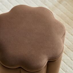 Nordlys Brown Velvet Storage Ottoman - thumbnail 8