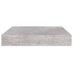 Berkfield Home Floating Wall Shelves 2 pcs Concrete Grey 23x23.5x3.8 cm MDF - thumbnail 5