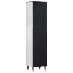 Berkfield Home Bathroom Cabinet 38x33.5x160 cm Solid Wood Mango in Brown - thumbnail 5