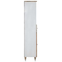 Berkfield Home Bathroom Cabinet 38x33.5x160 cm Solid Wood Mango in Brown - thumbnail 4