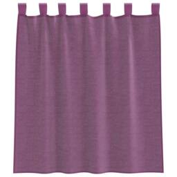 Berkfield Home Voile Curtains with Loops 2 pcs Purple 140x140 cm - thumbnail 4