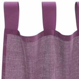Berkfield Home Voile Curtains with Loops 2 pcs Purple 140x140 cm - thumbnail 5