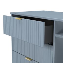 Ready Assembled 2 U Bexley 3 Drawer TV Unit (Ready Assembled) in Light Blue - thumbnail 6