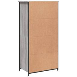 Berkfield Home Highboard Grey Sonoma 62x36x121.5 cm Engineered Wood - thumbnail 7