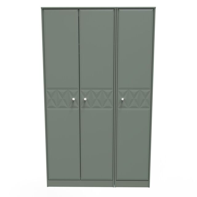 Ready Assembled 2 U Toledo 3 Door Wardrobe (Ready Assembled) in Pale Green - image 1