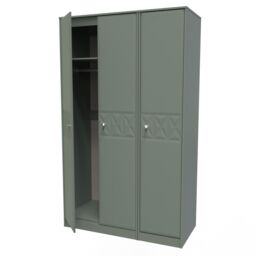 Ready Assembled 2 U Toledo 3 Door Wardrobe (Ready Assembled) in Pale Green - thumbnail 5