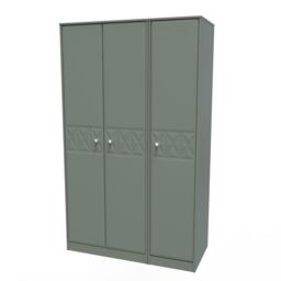 Ready Assembled 2 U Toledo 3 Door Wardrobe (Ready Assembled) in Pale Green - thumbnail 3