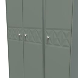 Ready Assembled 2 U Toledo 3 Door Wardrobe (Ready Assembled) in Pale Green - thumbnail 4