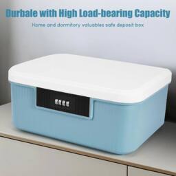 Havendro Digital Lockable Medicine Storage Box 4 Digit Combination Lock in Blue - thumbnail 5