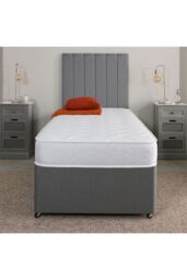 Starlight Beds Soft Memory Foam Spring Micro Quilted Mattress in White - Size: Single - thumbnail 7