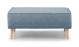 The Great Sofa Company Ailis Footstool Faro Denim in Blue - thumbnail 3