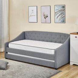 KOSY KOALA Bunk Bed Kids White 3ft Single Pine Wooden Children Bedroom Furniture in Grey - thumbnail 4