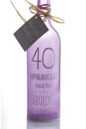 Boxer Gifts Women's 40th Birthday' Starlight Bottle - thumbnail 3