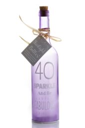Boxer Gifts Women's 40th Birthday' Starlight Bottle - thumbnail 2