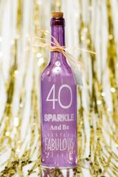 Boxer Gifts Women's 40th Birthday' Starlight Bottle - thumbnail 4