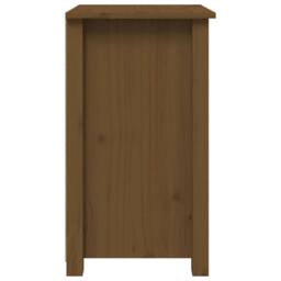 Berkfield Home Beautiful Bedside Cabinets 2 pcs Honey Brown 40x35x61.5 cm Solid - thumbnail 6