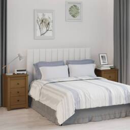 Berkfield Home Beautiful Bedside Cabinets 2 pcs Honey Brown 40x35x61.5 cm Solid - thumbnail 2