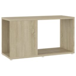 Berkfield Home TV Cabinet Sonoma Oak 60x24x32cm Engineered Wood in Brown - Size: 60 x 24 x 32 cm - thumbnail 2