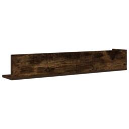 Berkfield Home Wall Shelves 2 pcs Smoked Oak 100x16.5x16.5 cm Engineered Wood in Brown - thumbnail 7