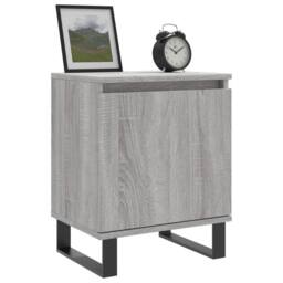 Berkfield Home Elegant Bedside Cabinets 2 pcs Grey Sonoma 40x30x50 cm Engineered Wood - Size: 40 x 30 x 50 cm - thumbnail 1