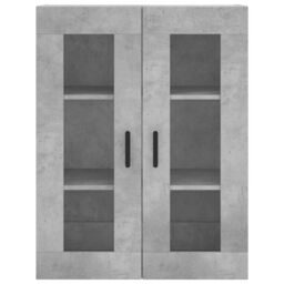 Berkfield Home Highboard Concrete Grey 69.5x34x180 cm Engineered Wood - thumbnail 6