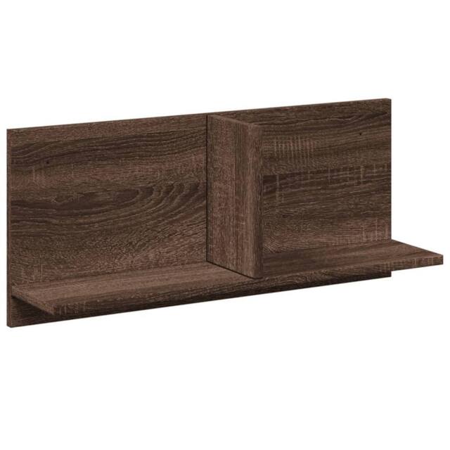 Berkfield Home Wall Cabinet 70x16.5x30 cm Brown Oak Engineered Wood - image 1