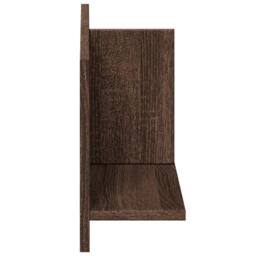Berkfield Home Wall Cabinet 70x16.5x30 cm Brown Oak Engineered Wood - thumbnail 5