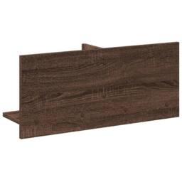 Berkfield Home Wall Cabinet 70x16.5x30 cm Brown Oak Engineered Wood - thumbnail 6